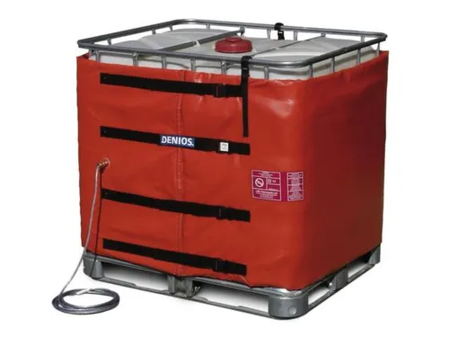 verwarmingsmantel,v. IBC inhoud 1000l,buiten glasvezel/silicone,oranje