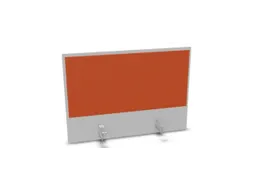 opzetpaneel bureau aanbouw achter MP-lichtgrijs BN3012-oranje 800mm