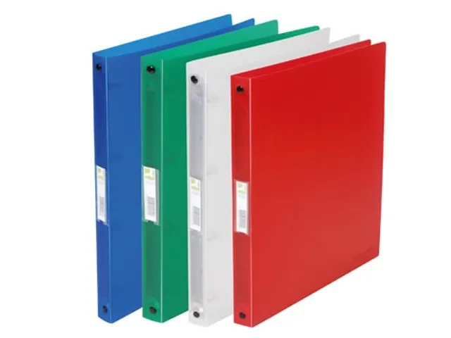 Ringmap A4 2 Ringen 16mm Transparant Assorti