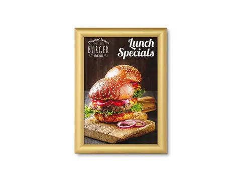 Kliklijst A4 Rechte Hoeken 25mm Goud