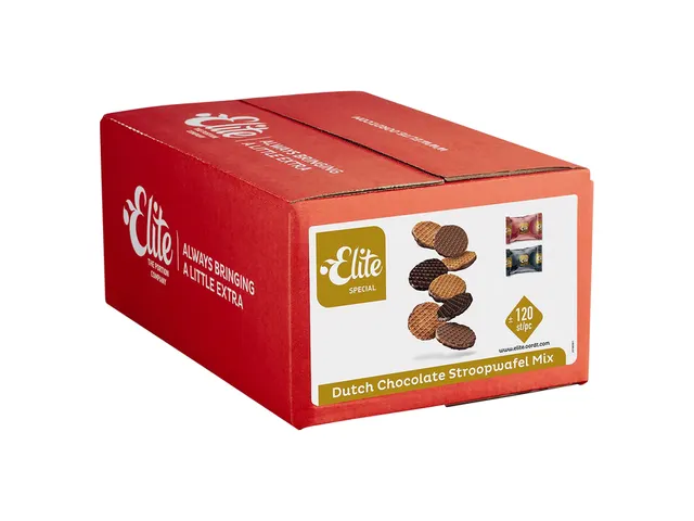 Koekjes Elite Special Dutch chocolate stroopwafelmix 120 stuks