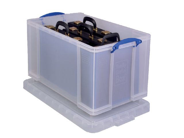 Opbergdoos 84 Liter Transparant Standaard | OpbergboxWinkel.be
