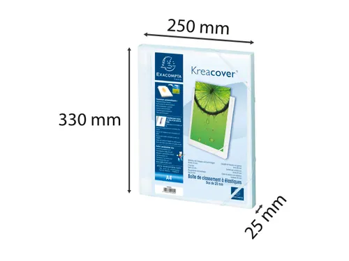 Klasseerdoos Kreacov er PP rug 25mm wit