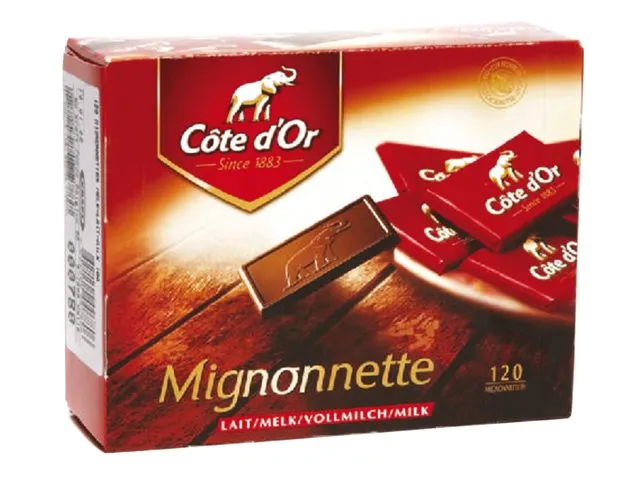 Chocolade Cote d'Or mignonnette melk 120x10 gram
