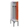 locker met bank,voor scheiding van kleding,HxBxD 2120x400x815mm,1vak