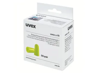 Uvex X-Fit Oordop, 50 Paar In Minidispenser - 1