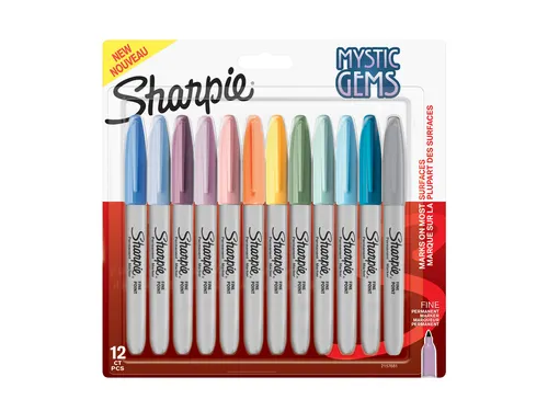 Viltstift Sharpie Fijne punt Mystic Gems blister à 12 kleuren