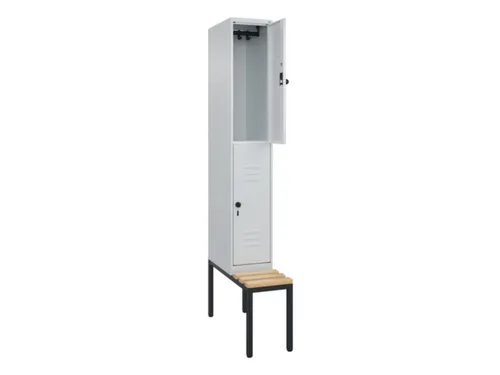 Dubbeldekse dekenkist,HxBxD 2120x300x815mm,1x2vak.,vak B 300mm