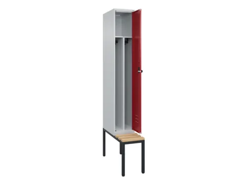 locker voor scheiding van kleding,HxBxD 2120x300x815mm,1vak