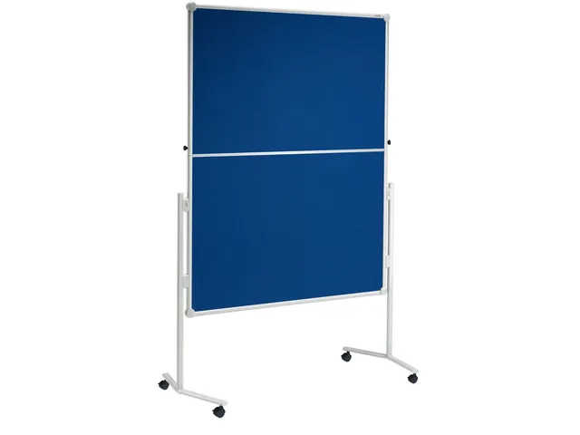 Presentatiebord MAULpro Klapbaar textiel Blauw Whiteboard 150x120cm