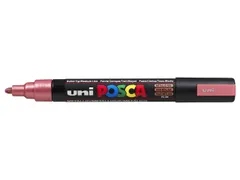 Verfstift Posca PC5M Medium Punt 1,8-2,5mm metallic rood