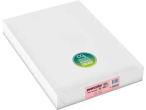 Evercolor gekleurd Gerecycleerd Papier A3 Roze 80 Gram
