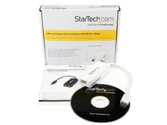 Usb 3.0 Naar Gigabit Ethernet adapter Nic Met Usb-poort Wit