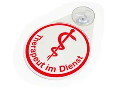 aanwijzingsbord,m. zuignap,v. binnen,"Dienstdoende therapeut"