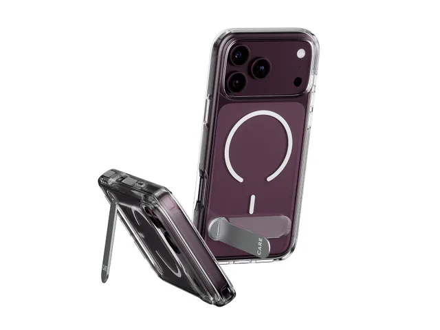 PanzerGlass CARE by Kickstand Case Transparent w. White MagSafe