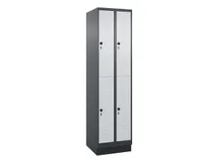 dubbeldekse locker,HxBxD 1950x500x500mm,2x2vak.,vak B 250mm