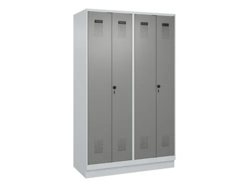 PBM-locker,HxBxD 1950x1200x500mm,4vak,vak B 300mm,draaigrendel