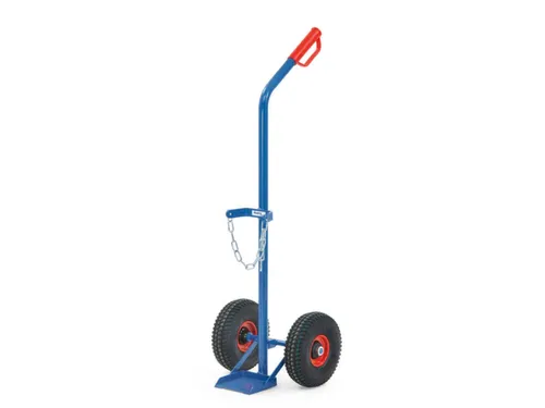 Flessenkar Draagverm. 100Kg 1X10L Fles Ø 140Mm Staal Luchtbanden