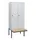 locker met bank,HxBxD 1950x800x815mm,2vak,vak B 400mm,draaigrendel