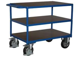 Tafelwagen 1000kg 1600x800mm 3 Etages Ral5010 Waterbestendig - 1