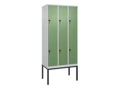 dubbeldekse locker,HxBxD 2120x900x500mm,3x2vak.,vak B 300mm