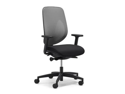 Giroflex Bureaustoel 353 met automatic-move mechanisme Net Grijs