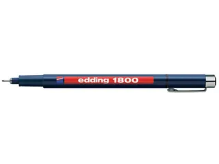 Fineliner edding 1800 zwart 0.25mm - 2