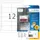 HERMA 4692 Weervaste Folie-etiketten A4 97x42,3mm Wit 300 stuks
