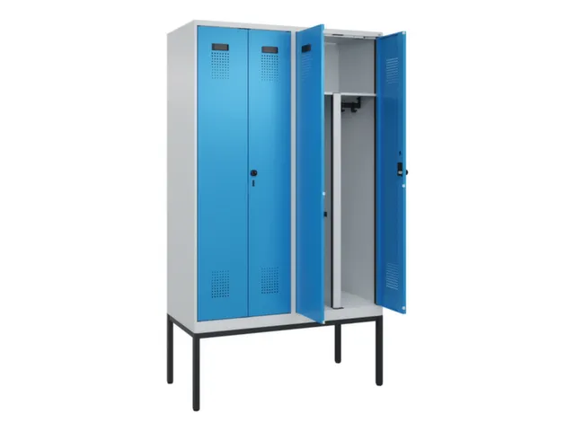 PBM-locker,HxBxD 2120x1200x500mm,4vak,vak B 300mm,draaigrendel