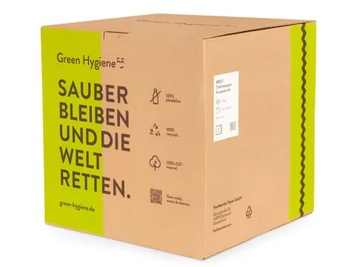 Toiletpapier Compact 100% Recycled 2-laags Co2 Neutraal 500 vel 36 Rol