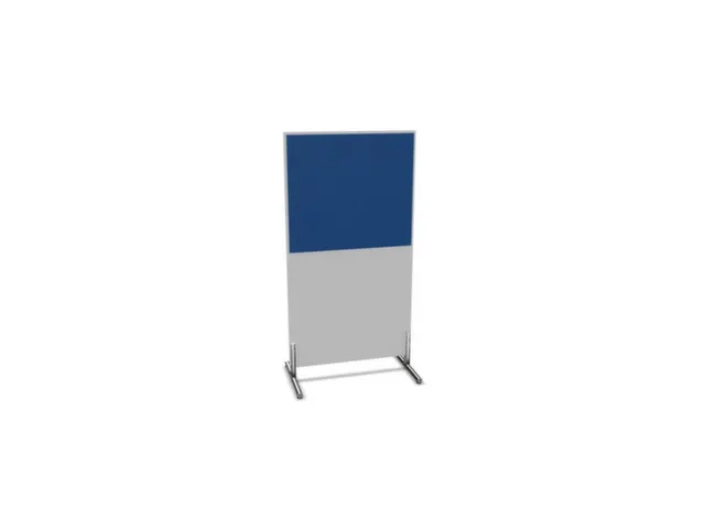 scheidingswand,HxB 1545x800mm,MP-lichtgrijs,BN6016-blauw