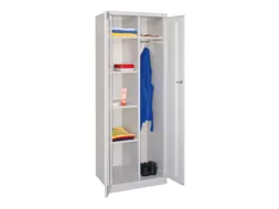 kleding-/wasgoedkast,HxBxD 1800x600x500mm,RAL7035,front RAL7035