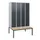 Dubbeldekse dekenkist,HxBxD 1950x1200x815mm,4x2vak.,vak B 300mm