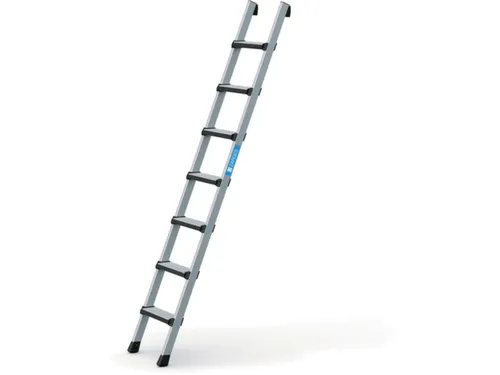ladder,eenzijdig,7,treden,balk L 2,14m,geëloxeerd