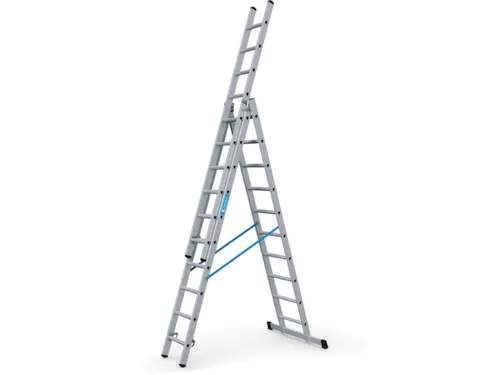 multifunctionele telescoopladder,3x10,sporten,balk L 2,98-6,65m
