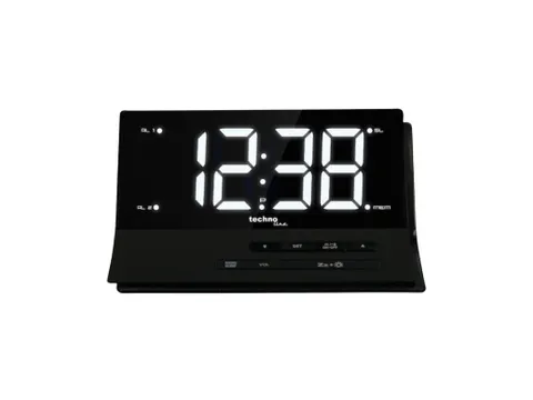 Wekkerradio Technoline WT 482 174x76x102mm zwart LED wit