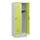 schoollocker,HxBxD 1630x600x500mm,2vak,vak B 300mm,draaigrendel,sokkel