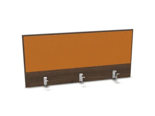 opzetpaneel bureau aanbouw achter NV bruin hickory geel 1200mm