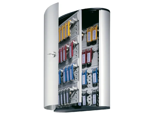 Sleutelkast aluminium Durable 302x400x118mm 54 Sleutels