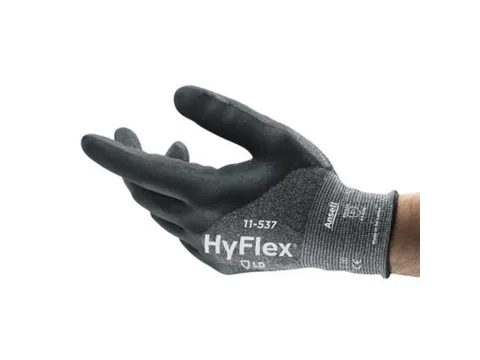 Ansell HyFlex 11-537 snijbestendige handschoenen zwart maat 10 12 paar
