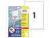 Bedrukbaar antimicrobiëel etiket Zweckform 210x297mm, wit 10 etikette