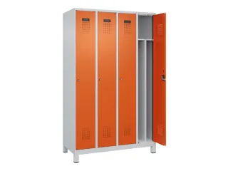 locker voor scheiding van kleding,HxBxD 1950x1200x500mm,4vak - 1