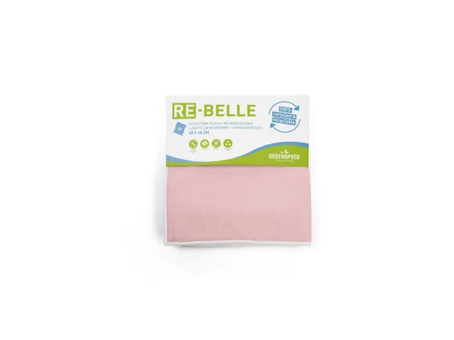 Greenspeed Re-belle microvezeldoek 40x40cm Roze 5 Stuks