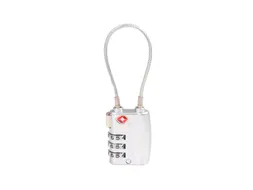 Hangslot Pavo TSA met cijferslot en kabel Zink legering