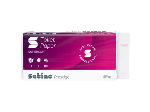 Toiletpapier Satino Prestige 3-laags 250vel wit 071340