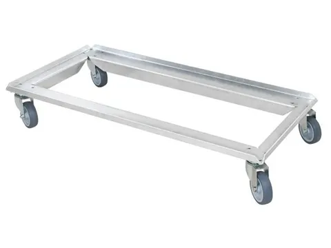 Aluminium Onderwagen Euronormbakken 250kg Laadvlak Lxb 1000x500mm