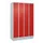 locker voor scheiding van kleding,HxBxD 1950x1200x500mm,4vak