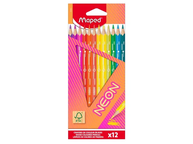 Maped Kleurpotlood Neon 12 kleuren