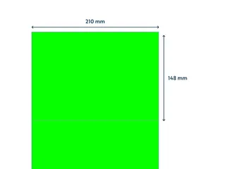 Etiket 210x148mm Fluor Groen 100 Vel - 3