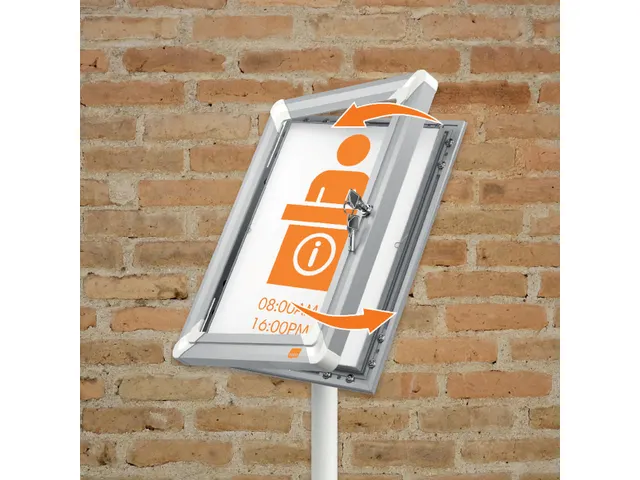 info vloerstandaard Premium Plus, afsluitbaar, ft A4